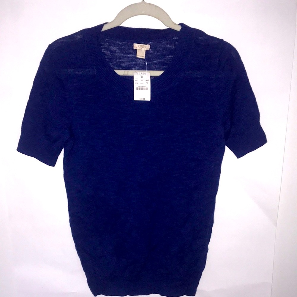 J crew NWT blue top never worn